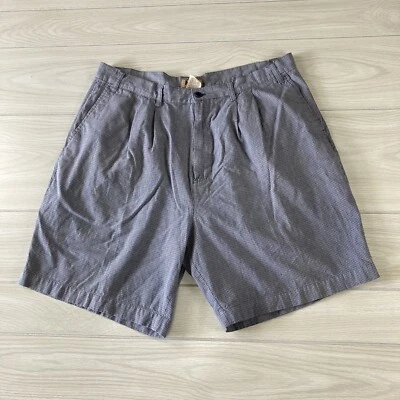 Northwest Territory 38 Shorts Blue Checks Flat Front Lightweight Outdoor Pleated - Image 1 of 4