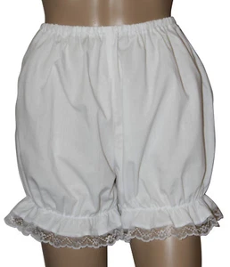 Victorian / Edwardian Bloomers With Lace Trim Fancy Dress Sissy Knickers - Picture 1 of 9