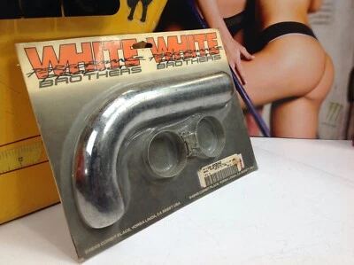 🔥White Brothers Replacement Headpipe Heatshield Rear Chrome F/Low Bro🔥 - Image 1 of 4