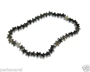 PULSERA de HEMATITE natural ESTRELLAS 6 mm. Hematite *Anti-estress" y Bolsa - Bild 1 von 4