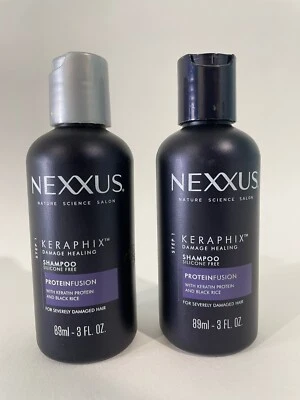  Nexxus Keraphix Damage Healing Repair Shampoo 3 oz Travel Size Lot of 2 - Image 1 of 2