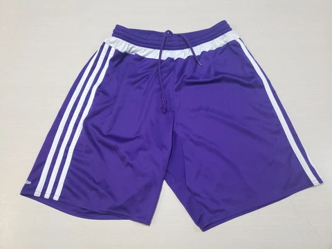 Adidas Shorts Activewear ClimaLite Purple Adult Sz Small shirt02 Cover