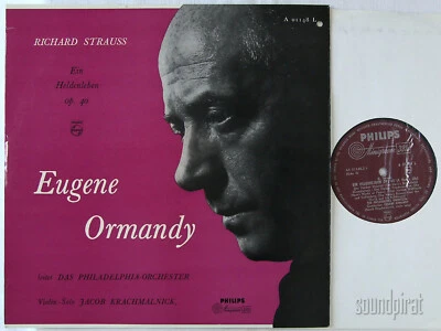 ORMANDY RICHARD STRAUSS A HERO'S LIFE PHILIPS ED.1 MINIGROOVE A 01148 L EX-NM - Image 1 of 4