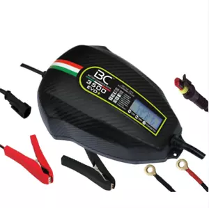 MANTENITORE DI CARICA BATTERIA BC 3500 EVO PLUS 12V 150AH AUTO MOTO SCOOTER QUAD - Imagen 1 de 3