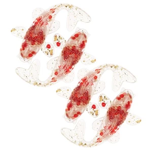  4 Pcs Fish Statue Aquarium Decor Ornaments Fake Decoration Crystal - Picture 1 of 12