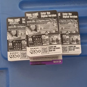 235 Codes to play Dragon Ball Fusion Online SB01 DBS FW Manga Booster 01 - Bild 1 von 1