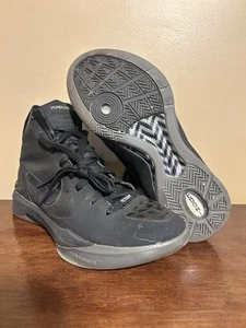 Size 7.5 Nike Basketball Hyperdunk Zoom Triple Black Flywire 454138 001 - Picture 1 of 8