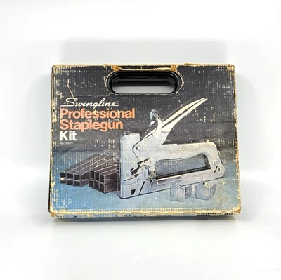 Pistola Grapadora Eléctrica Swingline 1000 Caja Original y Accesorios DE COLECCIÓN Hecha en EE. UU. Foto 1 de 4