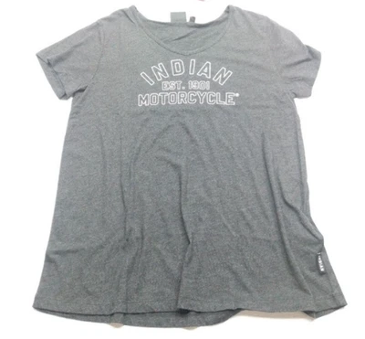 2024 Polaris Indian Women's Black Marl Est. 1901 Tee Shirt L #286291206 - Image 1 of 4