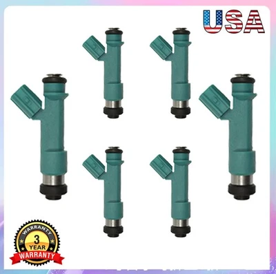 6x Fuel Injector For Toyota 4Runner 2003-2009 FJ Cruiser 2007 2008 2009 4.0L V6 - Imagem 1 de 4