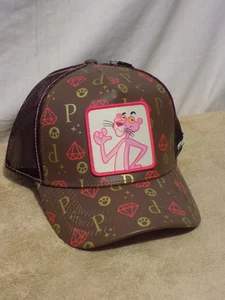OVERLORD X Pink Panther: Leather Pink Panther Trucker Cap NWT - Picture 1 of 6