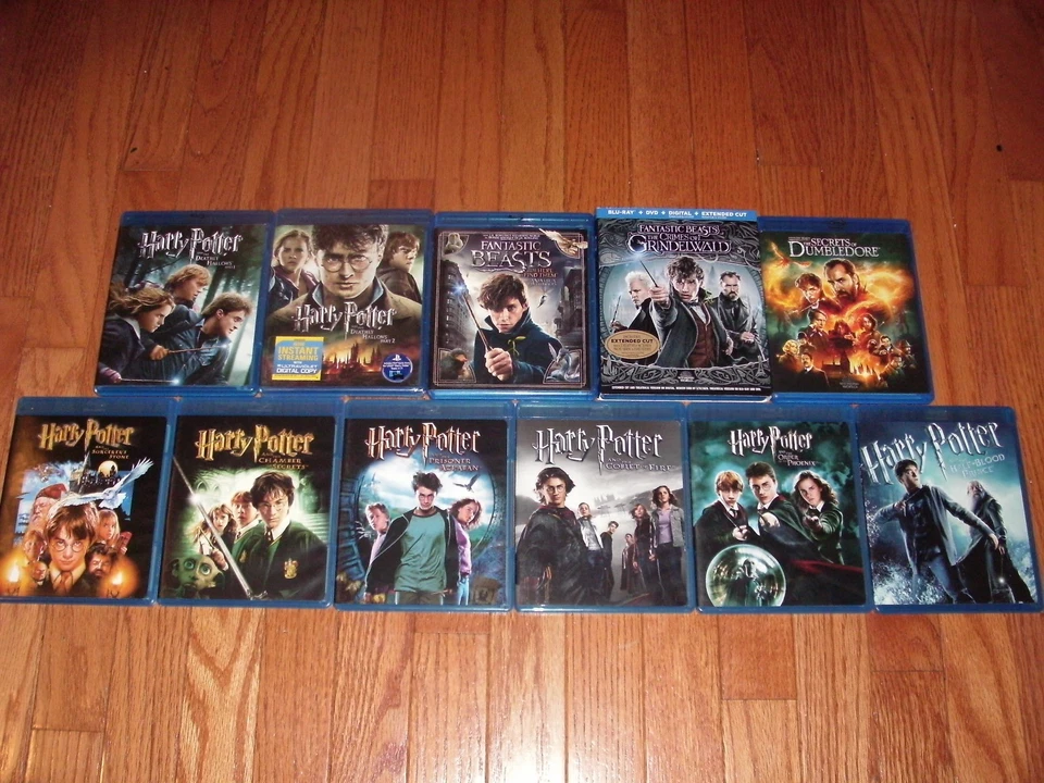 Harry Potter & Fantastic Beasts collection of 11 movies on Blu-ray. - Image 1 of 1