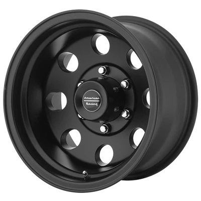 American Racing AR172 Baja 15x7 6x5.5" -6mm Satin Black Wheel Rim 15" Inch Foto 1 de 4
