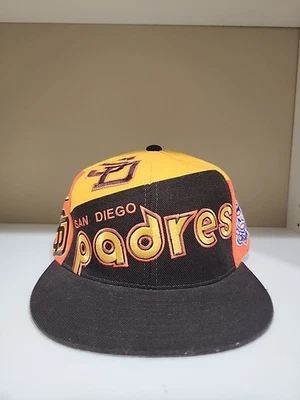 Vintage San Diego Padres Wool Blend Hat Cooperstown Collection Cap Logo 7 3/8 - Image 1 of 4