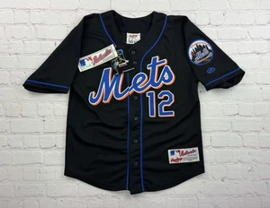 Kids Boys Roberto Alomar Stitched New York Mets MLB Baseball Jersey Age 10/12 - Picture 1 of 12