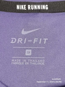 Nike Shirt Mens 3XL Blue Dri Fit Running Gym Athleisure Swoosh Logo 3XL NWT - Picture 1 of 4