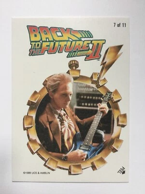 Topps Back To The Future Part II 2 Sticker 7 Marty McFly - Image 1 of 2