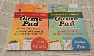 Knock Knock All Ages Super Fun Game Pads LOT of 2 Road Trip/Getaway/Camping NEW - Image 1 of 4