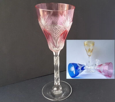 1. By 3. Glas Wine Glass Hand Cut Polished Um 64246.6oz394 - Image 1 of 4