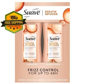 Suave Keratin Infusion Smoothing Shampoo & Conditioner, 28 oz, 2-Pack - Picture 1 of 8