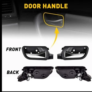 Interior Door 2003-2007 Handle For Honda Set Accord of 2 Front Plastic Sedan - Picture 1 of 7