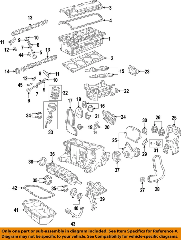 Sello de manivela del cigüeñal del motor CHRYSLER 4621939AB Foto 1 de 1