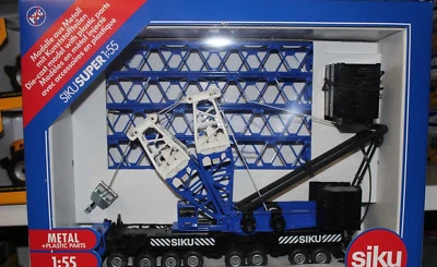 Siku 4810 Heavy Mobile Crane 1:55 New in OVP Blue - Image 1 of 4