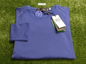 Ralph Lauren RLX Womens Performance Long Sleeve T-Shirt CC Logo Blue Extra Small - Picture 1 of 3