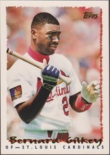 Bernard Gilkey 1995 Topps # 547 St. Louis Cardinals Baseball
