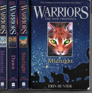 Warriors - The New Prophecy books 1-4 by Erin Hunter 4x P/B - Picture 1 of 1