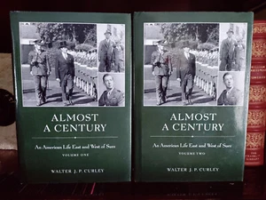 Almost A Century Walter_J. P. Curley_2 Vols_HCDJ_Small Batch Press_2015_Like New - Imagen 1 de 11