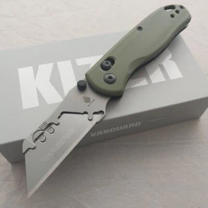 Kizer Cutlery Drop Bear Utility Clutch Lock G10 Folding Pocket Knife V3619JA6 - Picture 1 of 7