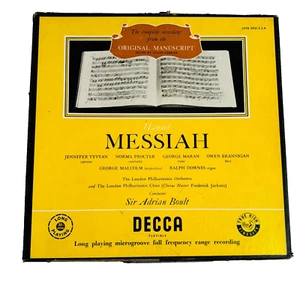 MESSIAH The Complete Recording Original Manuscript Box Set Record Vinyl 1955 - Picture 1 of 13