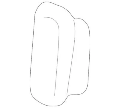 Original GM 1985-1991 Chevrolet GMC Astro Safari mango lateral exterior 12381253 Foto 1 de 2