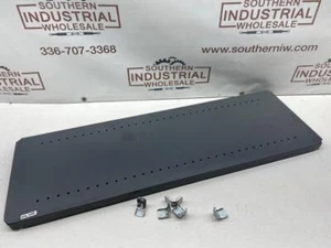 Equipto Shelving 6230-GY Grey 36" x 12" 18 Gauge 650lb Capacity w/ 4-VGrip Clips - Picture 1 of 6