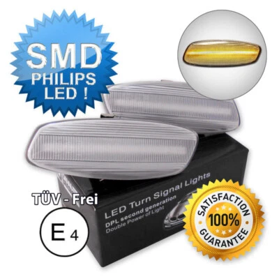 2x OEM BLINKER LED BLINKLEUCHTE SEITENBLINKER CITROEN C3 C4 C5 DS3 DS4 WEIß - Bild 1 von 2