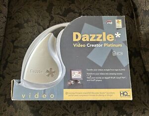 Pinnacle Dazzle Video Creator Platinum Transfer Home Movies Tape VHS to DVD