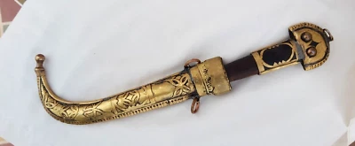 Moroccan Dagger Knife Antique Style Arabic Handmade Jambiya Islamic koummya - Image 1 of 4