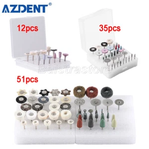 Dental Lab Polishing Kit HP Diamond Burs Disc for Composite Ceramics Porcelain - Picture 1 of 28