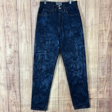 Vintage Guess Georges Marciano Jeans Tie Dye Blue  Women's Size 30