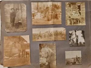 8 alte Fotos um 1910, 9x6cm - Picture 1 of 1
