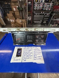 1980-1986 81-86 Only. Rebuilt Ford F100 F-150-350/Bronco Instrument Cluster #300 - Picture 1 of 13