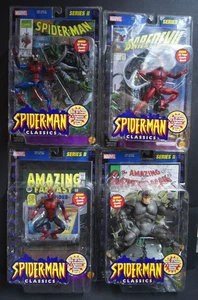 Spider-Man CLASSICS SERIES II Rhino DAREDEVIL Spider-man BATTLE RAVAGED 4 Figs - Picture 1 of 9