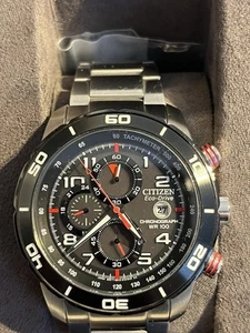 Citizen Eco Drive Primo Chronograph CA0468-51E Watch used - excellent condition - Picture 1 of 17