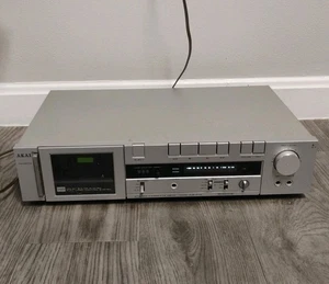 AKAI CS-F14 STEREO CASSETTE DECK MADE IN JAPAN MICRO TOUCH TECH Tested Working - Picture 1 of 10