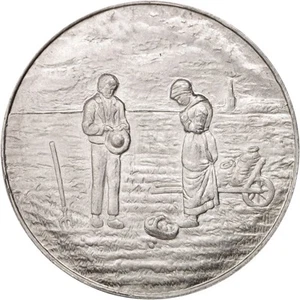 [#407241] Frankreich, Medal, Galeries Rémoises, L'Angélus, Business & industry,  - Picture 1 of 2