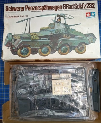 TAMIYA 1/35 PANZERSPAHWAGEN 8 RAD SDKFZ 232 N°164 "LEGGI" - Immagine 1 di 4