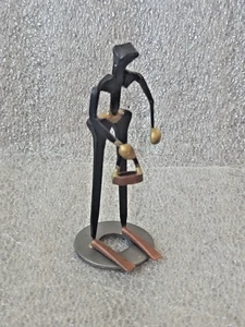 Horseshoe Nail Sculpture Everett Keogh 3" Tall Scuba Diver - Bild 1 von 2