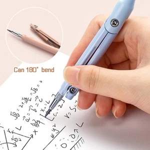 3 In 1 Compass Geometry Set With Ruler Pencil Geometry Drawing Tool Stationery - Afbeelding 1 van 14