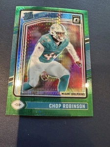 2024 Donruss Optic - Chop Robinson #219 - Green Hyper - Rated Rookie - Bild 1 von 1
